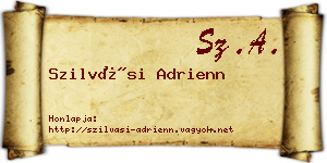 Szilvási Adrienn névjegykártya