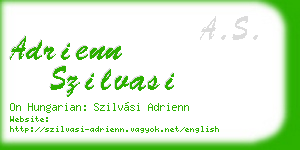 adrienn szilvasi business card